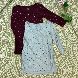 🌺5 for $20🌺 2 H&M Mama Shirts